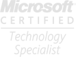 [Logo Microsoft - Especialista em Tecnologia Certificado]